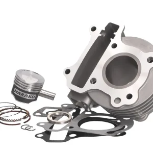 Veilige Betaling Cilinderkit Naraku 50cc 39mm voor Peugeot Django, Kisbee, Streetzone 50cc 4T vervangen door IP49072