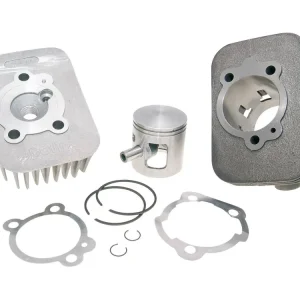 Cilinderkit Polini Gietijzer Sport 70cc 10mm Pistonpen voor Piaggio Ciao Betrouwbaar