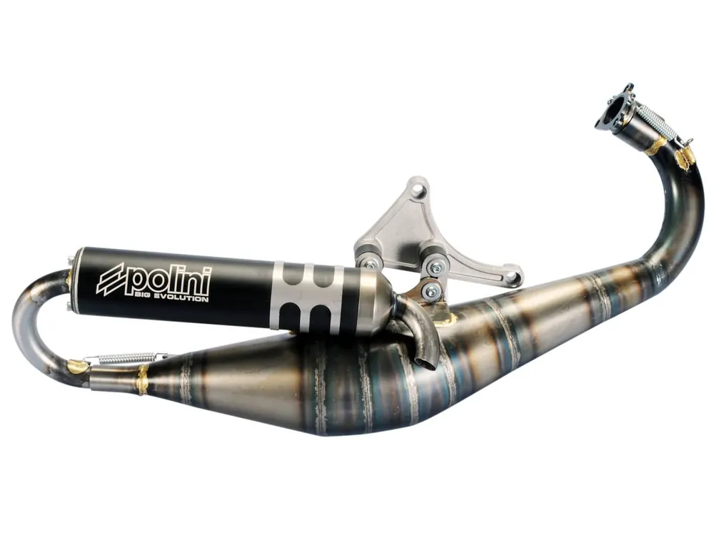 Direct Beschikbaar Uitlaat Polini Racing Big Evolution 70cc TWD voor Piaggio