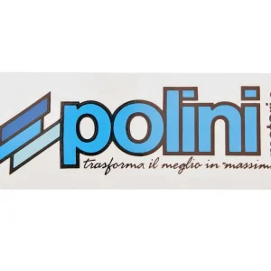 Bestel Nu Sticker Polini Logo 23x8cm