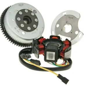 Ontsteking incl. Schwungscheibe voor Piaggio / Derbi Motor D50B0 E-Start Fabrieksprijs