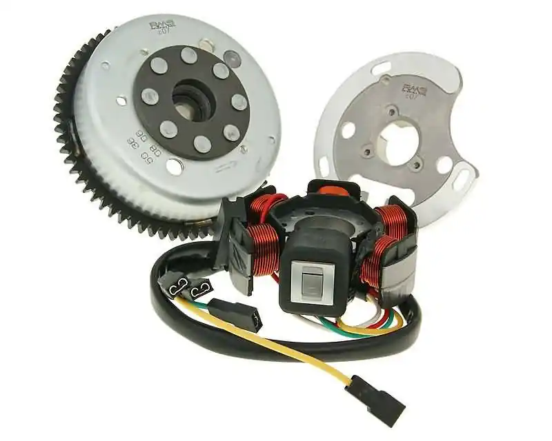 Ontsteking incl. Schwungscheibe voor Piaggio / Derbi Motor D50B0 E-Start Fabrieksprijs