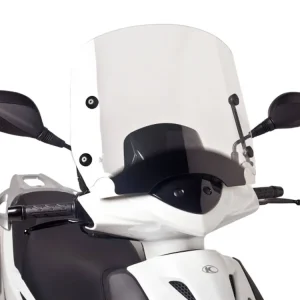 Windscherm Puig T.S. transparant / helder voor Kymco Agility City, RS, DJ S 50, 125 (11-14) Finale Uitverkoop
