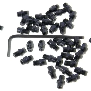 Lage Kosten N8tive ErSet Pin Set Staal M4x4 40 Stuks vlak - zwart