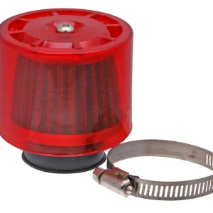 Betrouwbaar Luchtfilter Air-Systeem 38mm recht rood