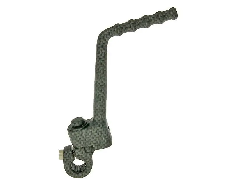 Populair Kickstarter Aluminium Carbon-Look voor Derbi EBE, D50B0