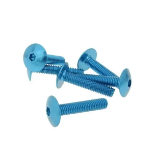 Schroevenset 6 Stuks Kap blauw - M6x30 Nu Kopen