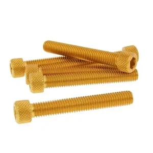 Schroevenset 6 Stuks inbus Alu gold - M8x50 Rechtstreeks Van De Fabrikant