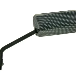 Hoge Kwaliteit Spiegel F1 links M8 Carbon-Look mat kortes Draad