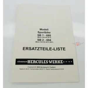 Meest Verkocht Ersatzteilliste Delig Katalog voor Hercules SB 1 2 Sportbike Sport Bike