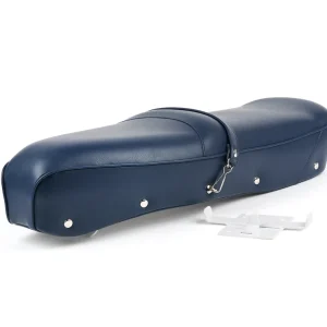 Uitverkoop Buddy BGM PRO Pegasus met Schild en genietet Lambretta LI, LI S, SX, TV, DL, GP blauw