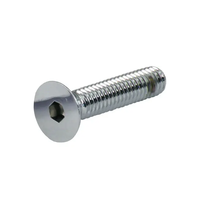 Flitsaanbieding GW platkop inbusbout chroom 8-32 5-pak 1"