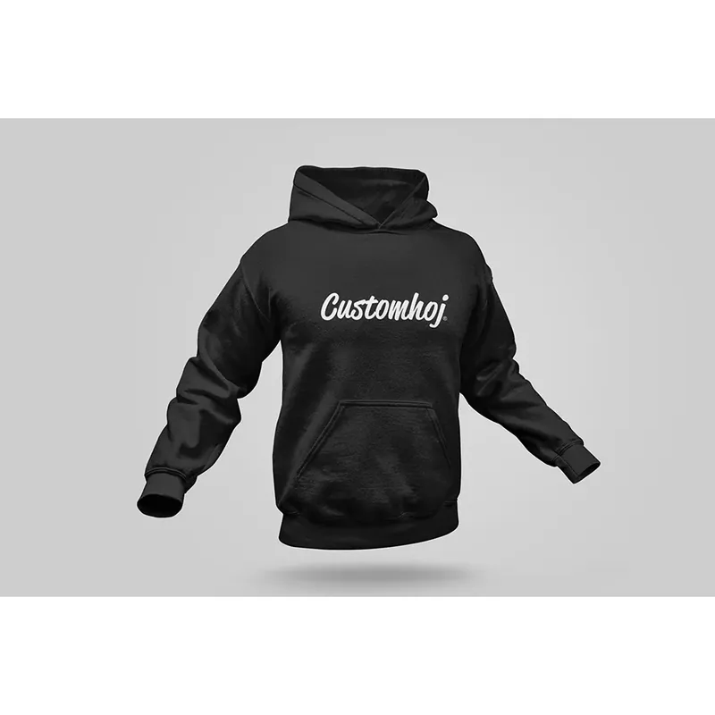 Customhoj Script Hoodie Zwart M Shop Nu
