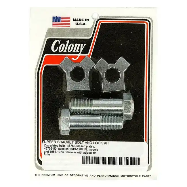 Finale Uitverkoop Colony Bovenste Beugel Bout & Slot Kit FL 49-84