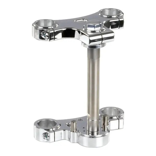 Beperkte Voorraad Kustom Tech Extra Smalle 39mm Triple Trees voor Clip-On Gepolijst