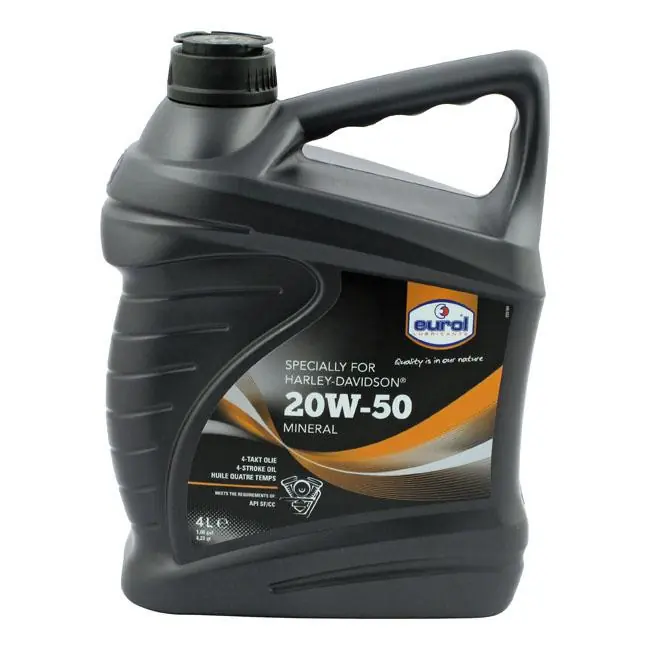 Eurol Motorolie Mineraal Harley 20W-50 4L Koop Vandaag