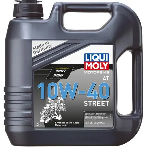 Beperkt Aanbod Liqui Moly Motorolie 4T 10W-40 Straat 1L