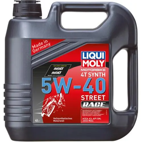 Betaalbaar Liqui Moly Motorolie Synthetisch 4T 5W-40 Street Race 1L