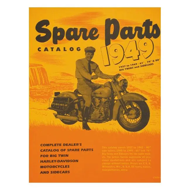 Koop Vandaag Onderdelencatalogus 37-49 Big Twin & zijspannen
