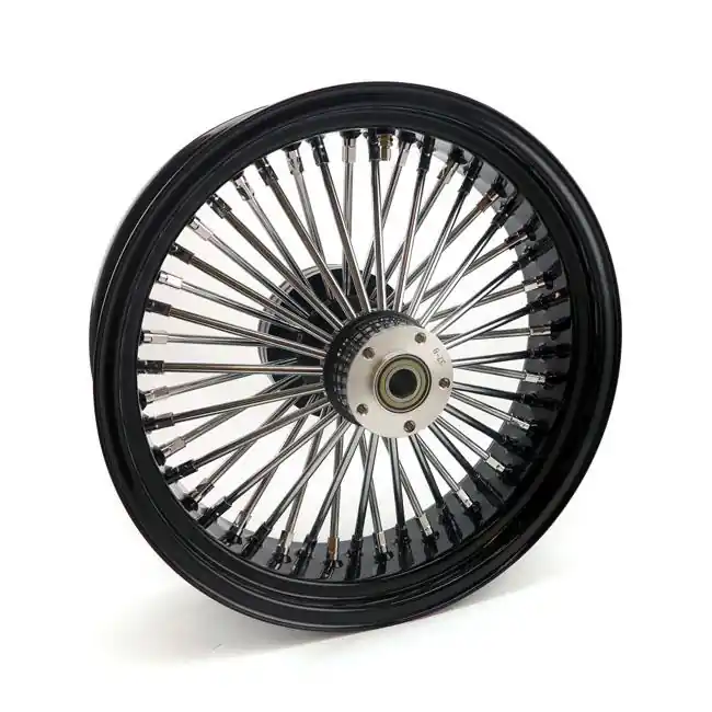 Uitverkoop MCS Radial 48 Fat Spoke Achterwiel 5.50 x 18" Zwart 08-21 Touring