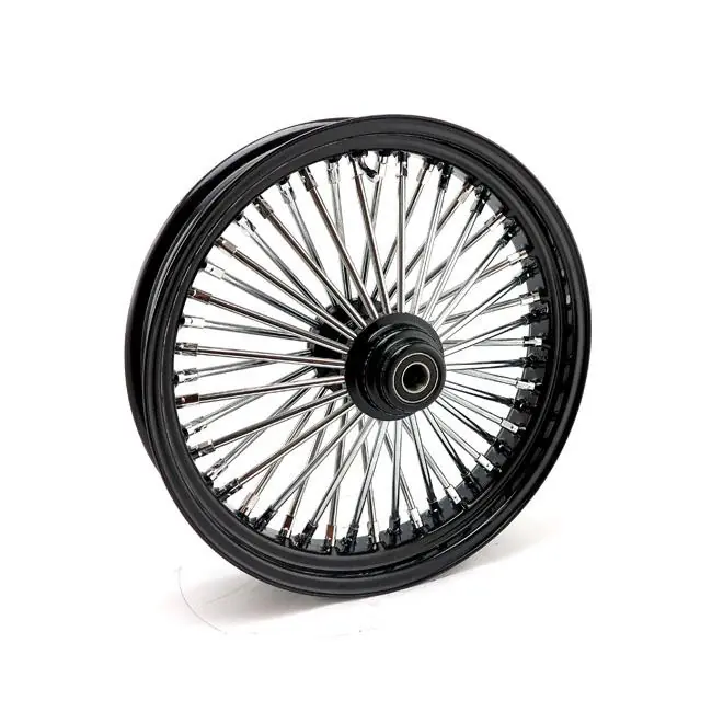 Aanbieding MCS Radial 48 Fat Spoke Voorwiel 3.50 x 18" SF Zwart