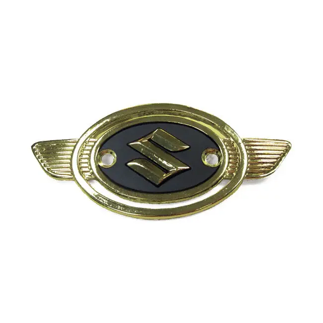 Bestel Nu Suzuki Brandstoftank Embleem Goud/Zwart