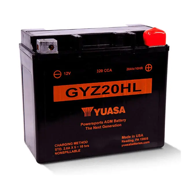 Tijdelijk Beschikbaar Yuasa GYZ serie AGM accu GYZ20HL