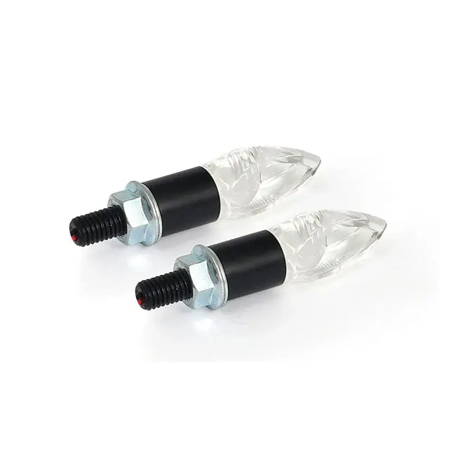 Crystal LED Motorfiets Richtingaanwijzers Black Direct Beschikbaar