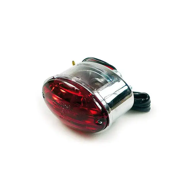 Aanbieding MCS Cateye Motorfiets Achterlicht Medium Black