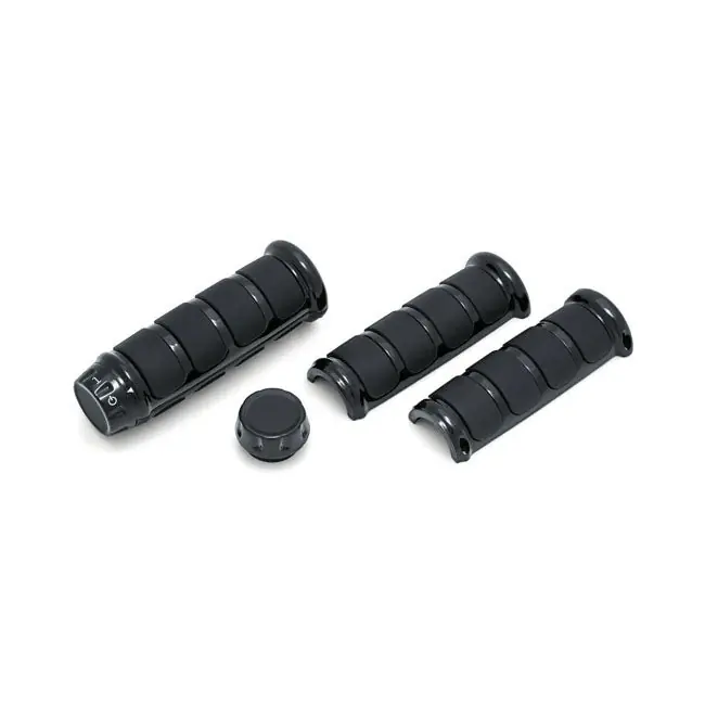 Kuryakyn ISO vervangingsrubber voor OEM handvatverwarming HD Black Actieprijs