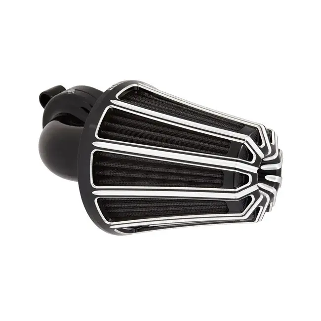 Bestseller Arlen Ness 90° 10-gauge luchtfilter voor Harley 01-15 Softail (Delphi inj.) / Black