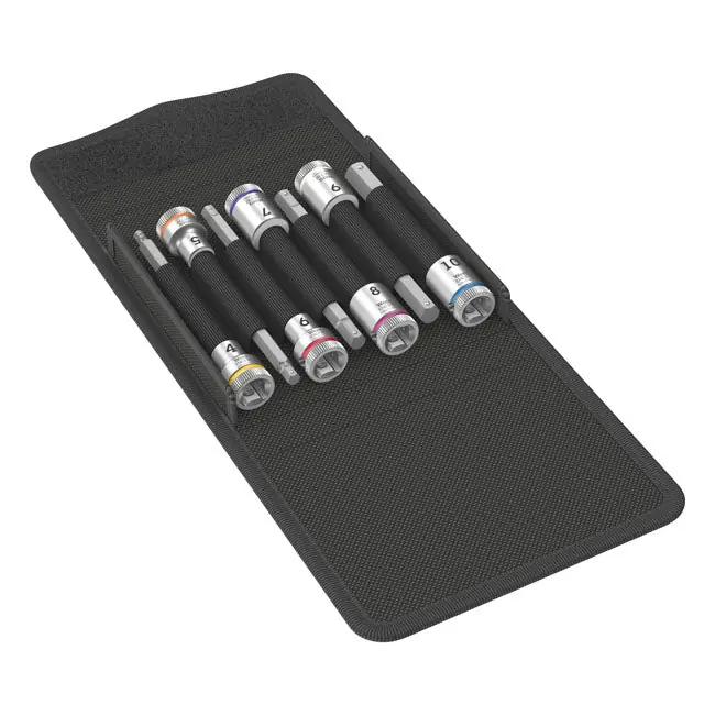 Wera verlengde 3/8" inbusbits metrische maten Seizoensaanbieding