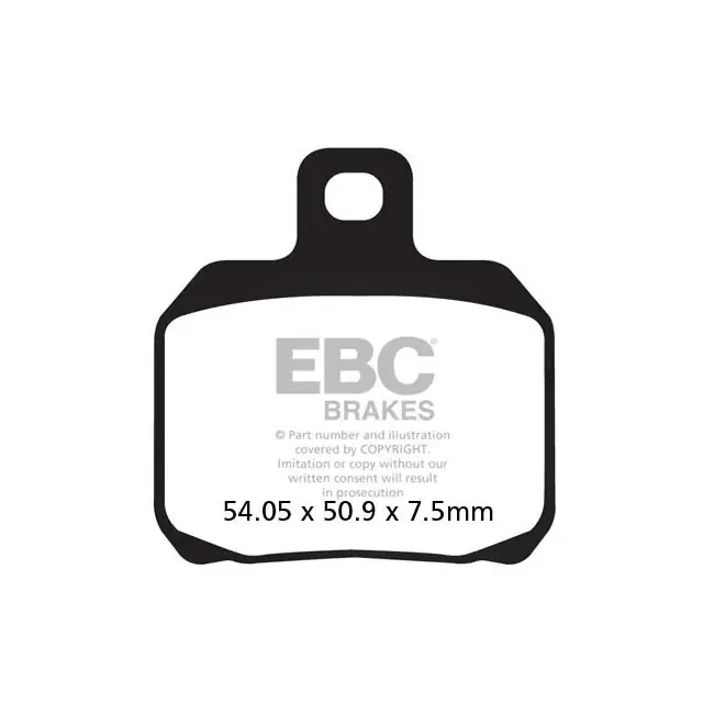 Laatste Versie EBC Organic achterremblokken voor Ducati 1000 Supersport DS (992cc) 03-06