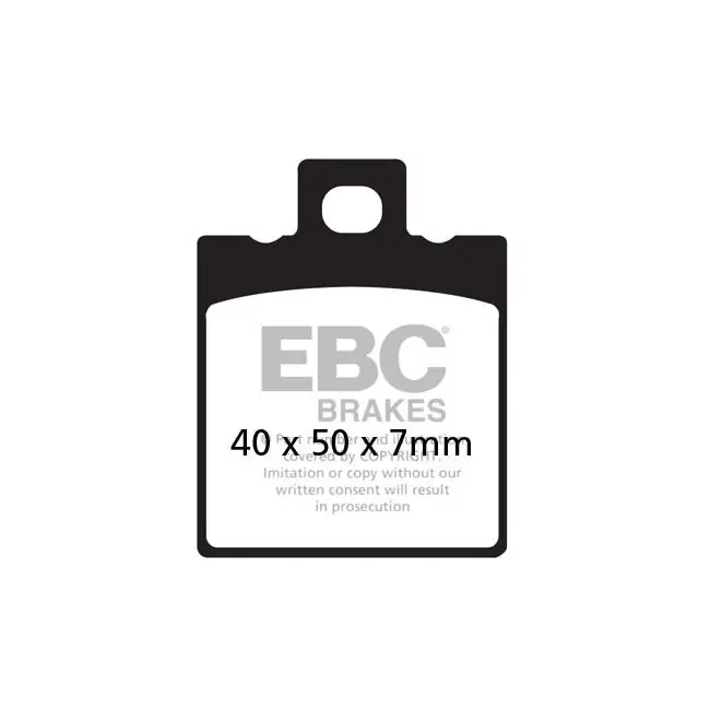 Fabrieksprijs EBC organische remblokken achter voor Moto Guzzi 1000 Daytona / RS 92-98