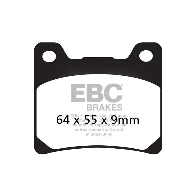 Koop Online EBC organische remblokken achter voor Yamaha BT 1100 Bulldog 02-06