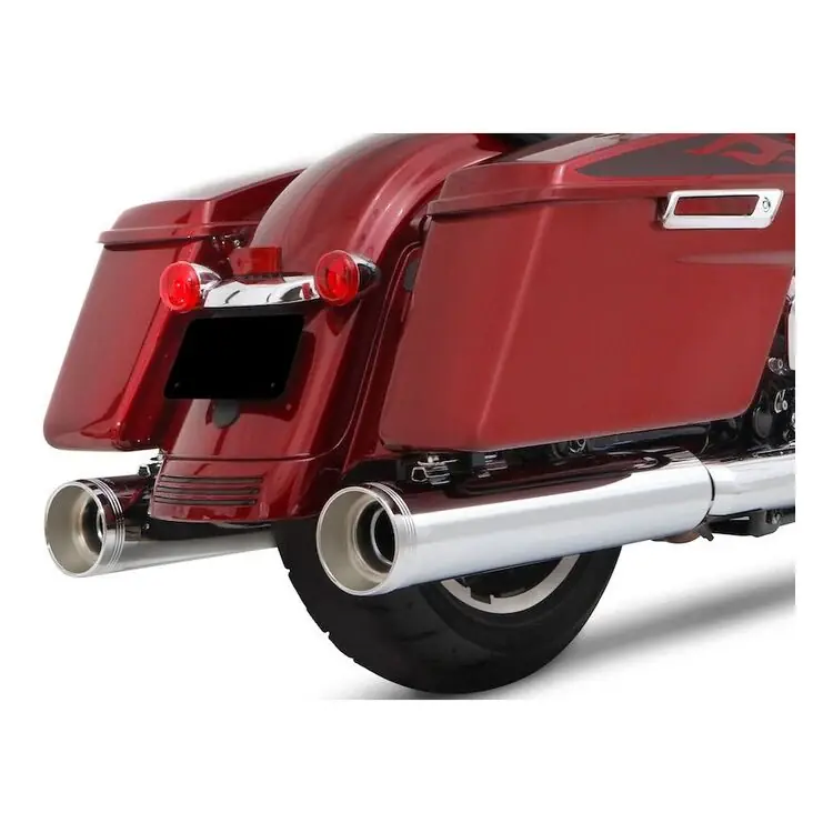 Alleen Vandaag Rinehart 4,5" Touring EC Euro 4 Slip-On Geluiddempers voor Harley 17-20 Touring (107/114" engine) / Chrome