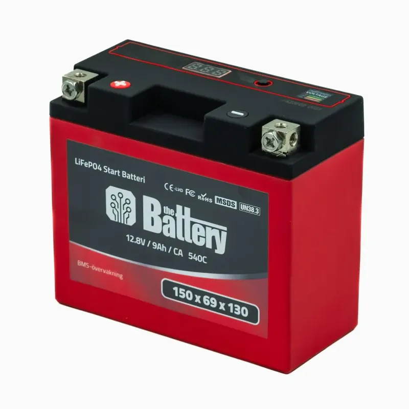 Bestseller De Accu LiFePO4 Lithium Motorfiets Accu 12B-4 12,8V 9Ah (12ah PBEQ)
