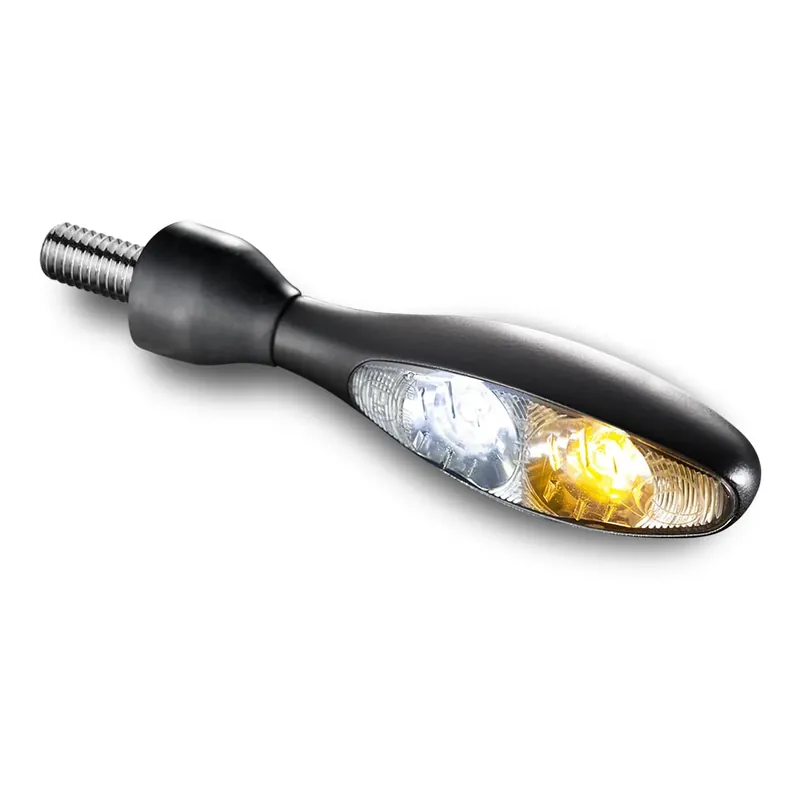 Kellermann Micro 1000 Mini LED 2 in 1 Motorfiets Richtingaanwijzer / positielicht Zwart Black Premium