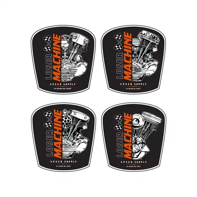 Loser Machine Motor Sticker Pakket Aanbieding