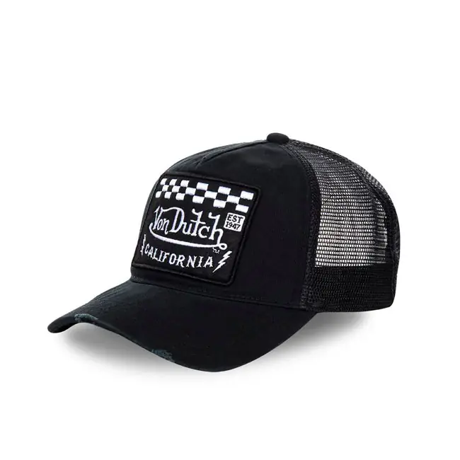 Von Dutch Erfgoed Cap Square Patch Racer Gereduceerde Prijs
