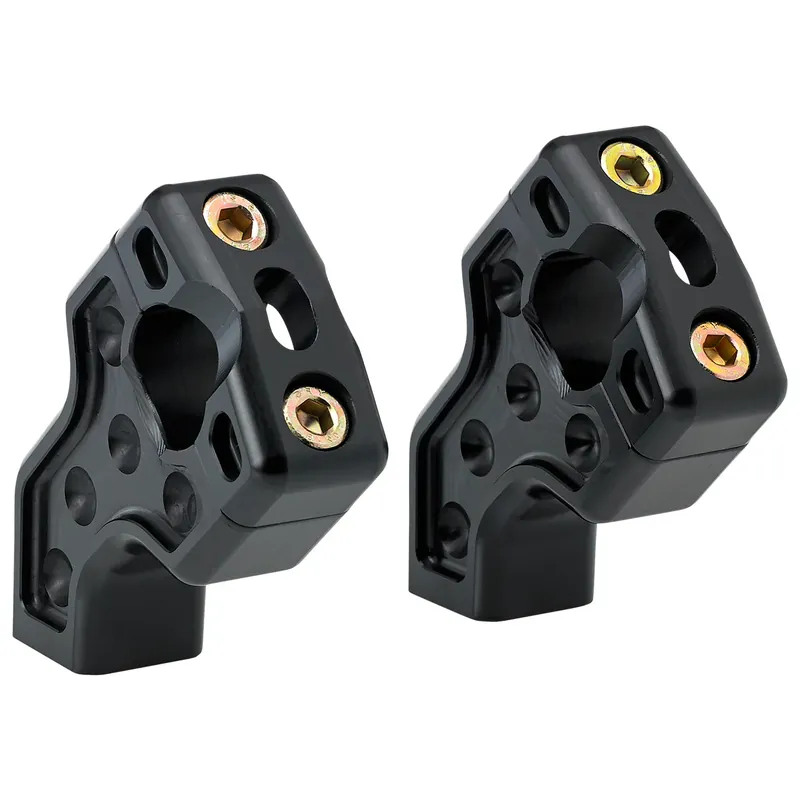 Koopje Joker Machine Dubbele Aluminium Terugtrekstuurverhogers Zwart 2.5" (6.35cm)