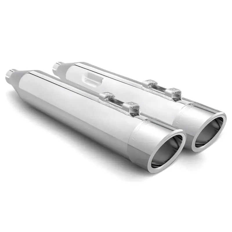 Freedom Performance Liberty Slip-On Geluiddempers voor Harley 17-24 Touring / Chrome with chrome end caps Express Levering