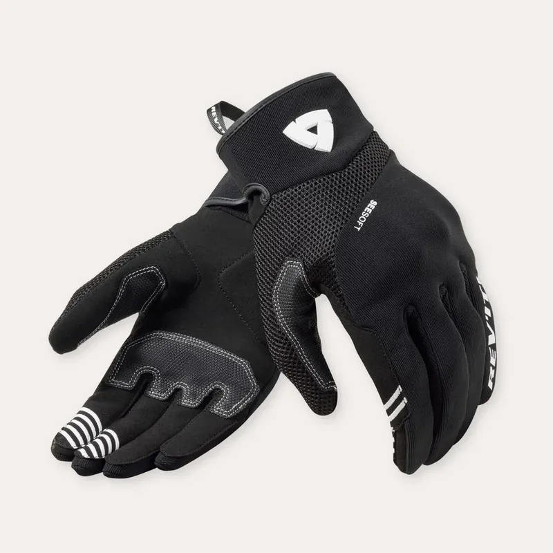 REV'IT! Endo motorhandschoenen voor dames Black/White / XS Direct Beschikbaar