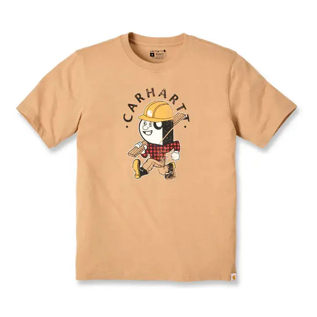 Seizoensaanbieding Carhartt Timmerman grafisch T-shirt Hickory Nut Heather / S