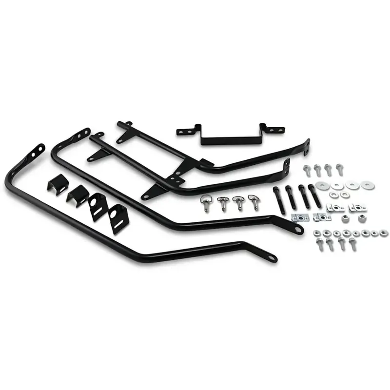Finale Uitverkoop Cycle Visions Bagger Tail harde zadeltasbevestigingsset voor Harley 18-24 Softail Deluxe / Fat Boy / Heritage Classic / Black