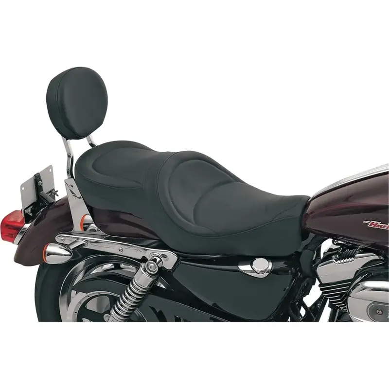 Must-Have Drag Specialties Laag profiel brede Touring zitting voor Harley 04-22 XL Sportster / Black