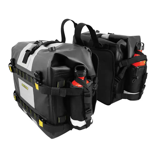 Weekendaanbieding Nelson Rigg Hurricane 56L waterdichte motorzadeltas set