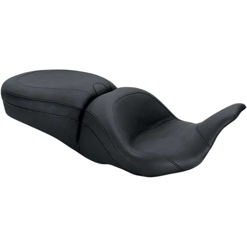 Express Levering Mustang Lowdown Touring 2-Up-zadel voor Harley 08-25 Touring (excl. 23-25 CVO; 24-25 Road Glide / Street Glide) / Without backrest