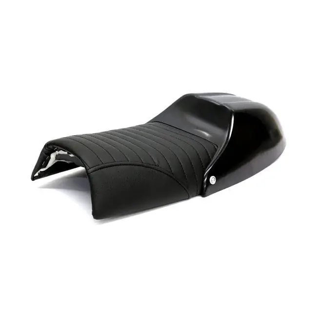 Flitsaanbieding C-Racer Cafe Racer 03-zadel voor BMW 70-84 R45 / R65 / R75 / R80 / R100 with Airhead Twin Shock / Black