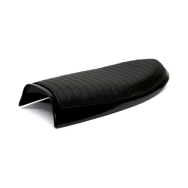 C-Racer Scrambler 02-zadel voor BMW 70-84 R45 / R75 / R80 / R100 with Airhead Twin Shock / Black / Without luggage rack Voordeelprijs